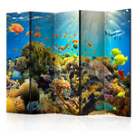 Skærmvæg - Underwater Land II - 225 x 172 cm - Dobbeltsidet
