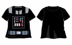 Kids Disney Star Wars Darth Vader Tshirt Cape Dress Up Costume 2-3 Years
