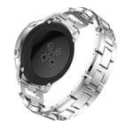 Garmin Vivoactive 3 Lyxigt armband med glittrande stenar, silver