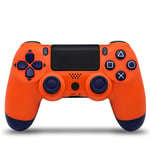 PS4 Controller Wireless Bluetooth Gaming Controller PS4 High Performance Double Vibration Game Controller with Touch Pad High-Precison Joystick for Playstation 4,ORANGE