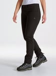 Craghoppers Kiwi Pro Softshell Walking Trousers - Black, Black, Size 14, Women