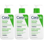 CeraVe Crème Lavante Hydratante visage et corps pour les peaux sèches à très sèches 236ml