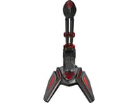 Varr Gaming 3.5Mm Microphone With Stand, Adjustable 180°, Control Panel (On/Off, Volume And Backlight), Microphone Sensitivity -58±2Db And Omnidirectional, 3.5Mm Connection Jack, Black/Red, Cable 1.5M