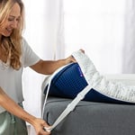 mello - Surmatelas Ferme 7cm Oeko-Tex, surmatelas 120 x 190 cm Fabriqué en France, Qualité supérieure, Housse déhoussable et Lavable, Surmatelas 120 x 190 cm Tonique