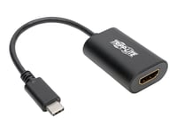 Tripp Lite USB C to HDMI Video Adapter Converter 4Kx2K M/F, USB-C to HDMI, USB Type-C to HDMI, USB Type C to HDMI 6in - Adaptateur vidéo externe - USB-C 3.1 - HDMI - noir