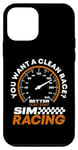 Coque pour iPhone 12 mini SIM Racer Pédales de jeu vidéo Simulateur de course SIM Racing