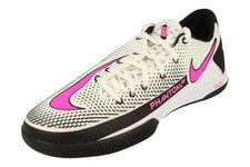 NIKE React Phantom GT Pro IC Mens Football Boots CK8463 Soccer Shoes (UK 7.5 US 8.5 EU 42, White Pink Black 160)