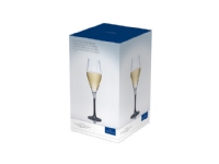 Villeroy & Boch 1137988131, Champagneglas, 260 ml, Kristall, Glas, Svart, Transparent, 7,1 cm, 640 g