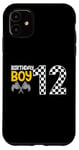 iPhone 11 Retro Speedy Racer Boy 12 Sporty Kid 112th Birthday Case