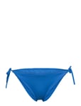 String Side Tie Swimwear Bikinis Bikini Bottoms Side-tie Bikinis Blue Calvin Klein