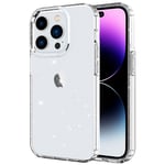 iPhone 14 Pro Max Glitter Powder deksel - Transparent