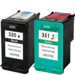 Compatible With HP 350 351 Photosmart D5360 D5363 D5368 Ink Cartridges