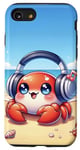 iPhone SE (2020) / 7 / 8 Kawaii Crab Headphones: The Crab's Rhythm Case