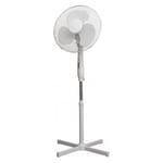 Prem-I-Air 40.5W 3 Speed 16-inch Pedestal Fan With Remote - White - EH1826 - Return Unit - (Used) Grade C