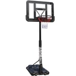 YFFSS Portable Basketball Hoop Mini Hoop Basketball System with Adjustable-Height Pole