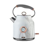 Tower Bottega T10020WMRG 3kW Stainless Steel Kettle with Quiet Boil, 1.7L, 3kW