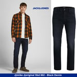 Mens denim jeans, Jack & Jones Mike Original, Comfort Fit, Blue or Black wash