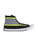 Converse Hi-Vis Mens Black Plimsolls Canvas (archived) - Size UK 7.5