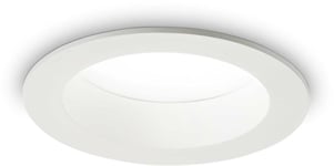 Basic, Indbygningslampe, Fi 2, aluminium by Ideal Lux (D: 10 cm. x H: 5 cm., 1100 lumen/4000 kelvin)