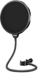 Aokeo Professional Microphone Pop Filter Mask Shield for Blue Yeti and Any Other