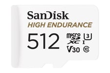 SanDisk High Endurance - flashhukommelseskort - 512 GB - microSDXC UHS-I