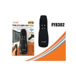 Trade Shop Traesio - Stylo Tourne-page Pointeur Laser Sans Fil Télécommande Pour Présentations Fy8302
