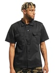 Brandit US Shirt Short Sleeve - Black, 4XL