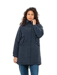 Jack Wolfskin Women's Talforst Parka W, Night Blue, XXL