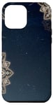 Coque pour iPhone 14 Pro Max Bordure arabesque dorée du Ramadan Iftar