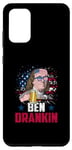 Coque pour Galaxy S20+ Ben Drankin 4 juillet Ben Franklin USA Flag