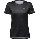 GORE WEAR Women's Short-Sleeved Running Shirt Contest Daily, Black, 34