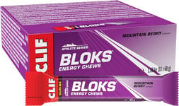 CLIF Bar BLOKS Energy Chews - Mountain Berry - Plant Based - Quick Energy for Cy