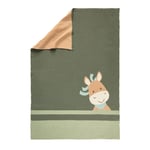 sigikid ®stickad filt Pony Wiwi Wia grön,beige