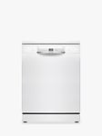 Bosch Series 2 SMS2HVW67G Freestanding Dishwasher, ExtraDry, D Rated, White