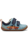 Clarks Toddler Roamer Retro T Shoes, Blue, Size 2 Younger