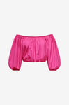 JDY - Blus jdySelena 3/4 Crop Off Shoulder Top - Rosa