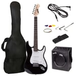 PDT RockJam Elec Guitar Super Kit Black