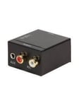 LogiLink Coaxial and Toslink to analog L/R and 3.5 mm jack audio converter