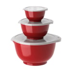 Rosti Margrethe bowl set 3-pack Red