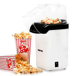Geepas 1200W Electric Popcorn Maker | Makes Hot, Fresh, Healthy & Fat-Free Theater Style Popcorn Anytime | On/Off Switch, Attractive Design & Oil-Free Popcorn Popper - 2 Years Warranty