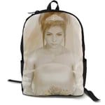 Kimi-Shop Final Fantasy X-Yuna Anime Cartoon Cosplay Canvas Shoulder Bag Backpack Fashion Lightweight Travel Daypacks School Backpack Laptop Backpack
