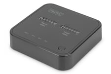 Digitus DA-71545 dockningsstationer för bärbara datorer Kabel USB 3.2 Gen 2 (3.1 Gen 2) Type-C Svart