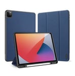 DUX DUCIS Domo surfplatta med flervinklat stativ och smart sömnfunktion för iPad Pro 12.9 2021 - Blå