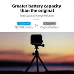Telesin Batteri till GoPro Hero12/11/10/9 Black - ersätter SPBL1B - 1750mAh