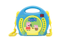 Peppa Pig Kannettava CD-soitin, jossa on 2 Sing Along -mikrofonia