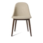 Harbour Side Chair Wood Base Uph. Shell - Dark Oak/Beige - 02, Bouclé