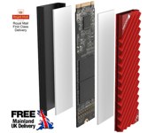 NVME Heatsink M.2 with Cooling Pads Evo PS5 SSD Radiator [UK Shipping] - RED