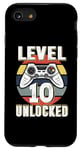 iPhone SE (2020) / 7 / 8 Gamer Level 10 Unlocked Video Game 10th Birthday Boys Girls Case