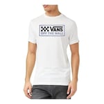 Vans Men's Wrecked Angle T-Shirt, White, XXL