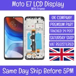 Motorola Moto E7 XT2095-2 Replacement LCD Touch Screen Display Digitizer+Frame